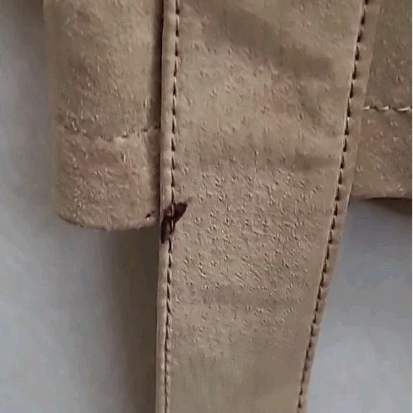 Vintage Urban Vibe Suede Leather‎ Jacket Y2K 90s Boho Hippie Fairy Sz Med - Picture 10 of 14